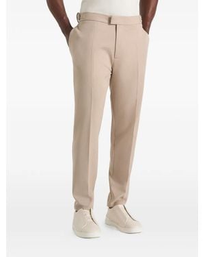 Manière De Voir Hubert Tapered Trousers - Natural
