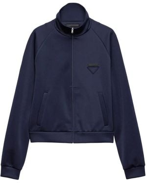 Prada Sudadera con cremallera - Azul