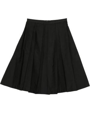 Ermanno Scervino Pleated Skirt - Black
