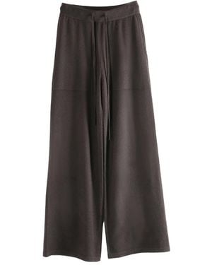 Uma Wang X 1436 Drawstring Knitted Trousers - Grey