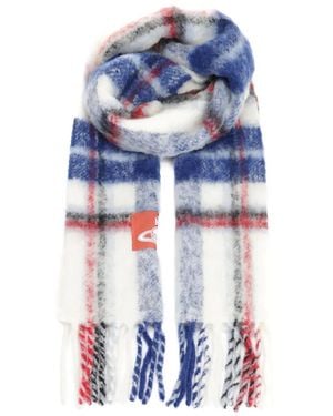 Vivienne Westwood Tartan-Pattern Scarf - Blue