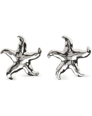 Julietta Starfish-Shape Earrings - Weiß
