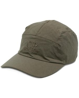 C.P. Company Logo-Embroidered Baseball Cap - Green