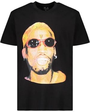 Vlone(GOAT) X Dennis Rodman Airbrush T-Shirt - Schwarz