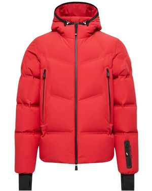 Moncler Angren Hooded Ski Jacket - Red