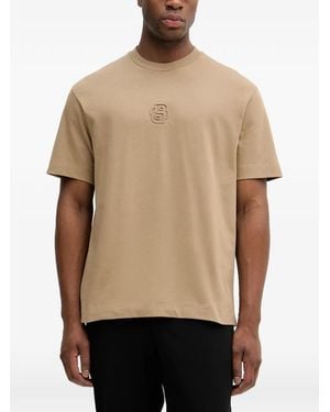 BOSS Logo T-Shirt - Natural