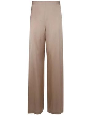 Blugirl Blumarine Straight-Leg Satin Trousers - Natural