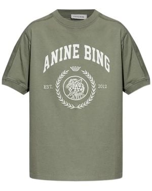 Anine Bing Graphic T-Shirt - Green