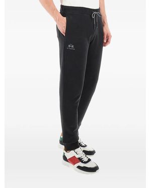 La Martina Drawstring Track Trousers - Black