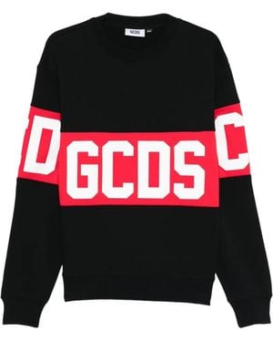 Gcds Pullover Mit Rundem Ausschnitt - Schwarz