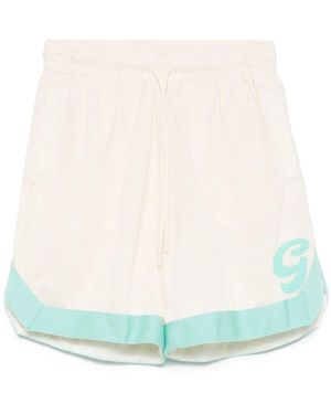 GARMENT WORKSHOP メッシュ ショートパンツ - ブルー