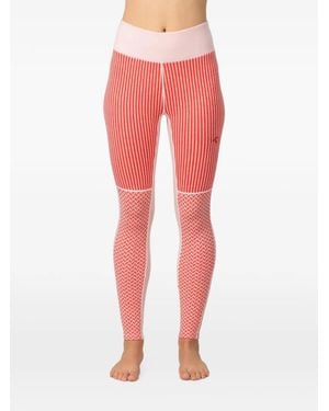 Kari Traa Smekker Geometric-Pattern Leggings - Red