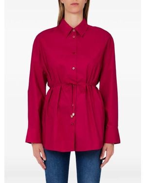 Liu Jo Drawstring Shirt - Red