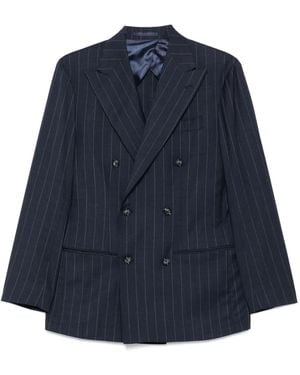 Barba Napoli Gestreepte Blazer - Blauw