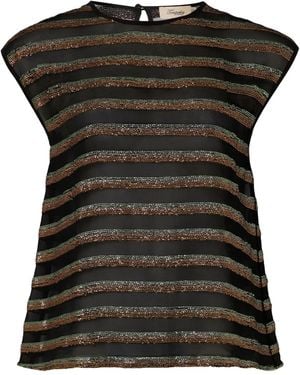 Temperley London Selena トップ - ブラック
