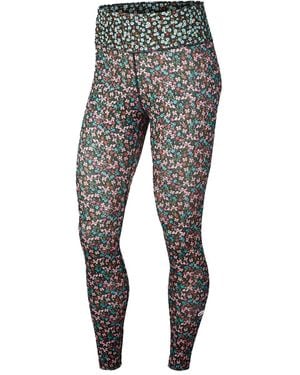 Nike Floral Leggings - Gray