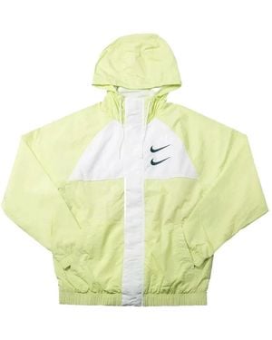 Nike Swoosh Hooded Jacket - Yellow