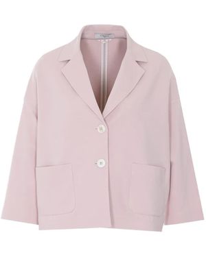 Circolo 1901 Button V-Neck Jacket - Pink