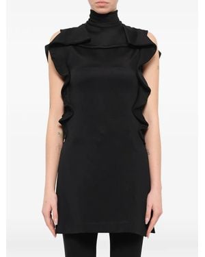 Givenchy Ruffe Tunic Cress - Schwarz