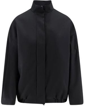 Hevò Porto Selvaggio High-Neck Jacket - Black