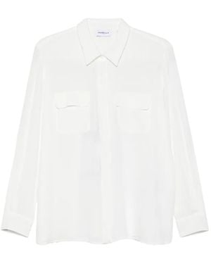 Marella Febe Pocket Collared Shirt - White