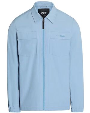 ALPHATAURI Shirtjack Met Zak En Knopen - Blauw