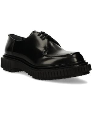 Adieu Type 181 Leather Lace-Up Derby Shoes - Black