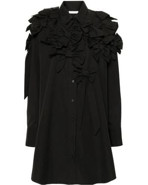 Viktor & Rolf Bow-Detail Shirt Dress - Black
