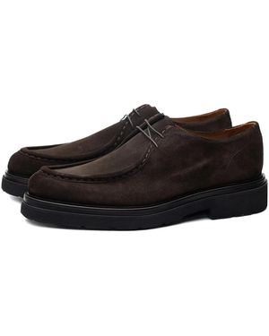 Poche Paris Derbies À Lacets - Noir