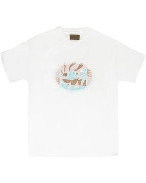 BIRTH OF ROYAL CHILD Beaded T-Shirt - White