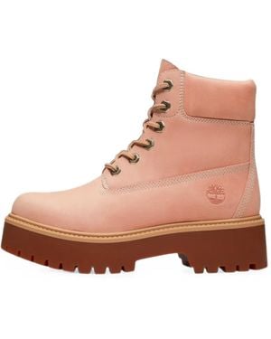 Timberland Botas Stone Street De Piel - Marrón