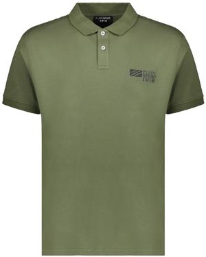 Philipp Plein Logo-Print Short-Sleeve Polo Shirt - Green