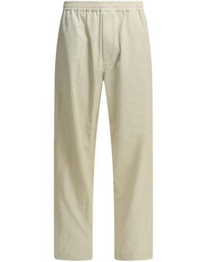 Goldwin Screen Elasticated-Waist Trousers - Natural