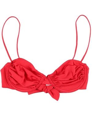 BELAMER Haut De Bikini Olivia À Fronces - Red