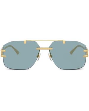Versace Pilot-Frame Sunglasses - Blue