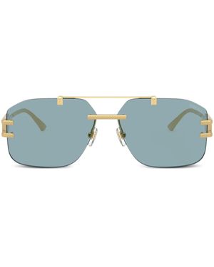 Versace Pilot-Frame Sunglasses - Blue
