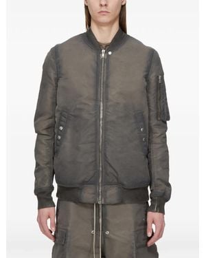 Rick Owens Flight Bomber Jacket - Gray