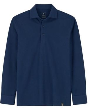 BOGGI Sakura Poloshirt Van Japans Jersey - Blauw
