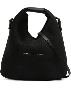 MM6 by Maison Margiela Japanese-Style Mesh Cross Body Bag - Black