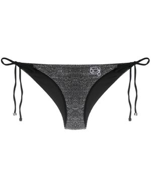 Karl Lagerfeld Slip Bikini Ikon - Nero