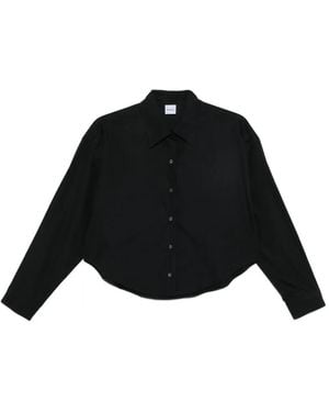Aspesi Long-Sleeve Buttoned Shirt - Black
