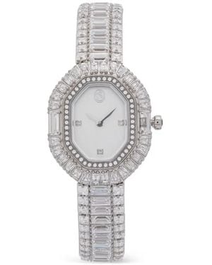 Swarovski Crystal Pearl Octagon Baguette 28Mm - White
