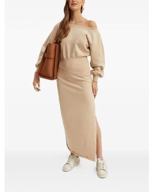 SER.O.YA Side-Split Maxi Dress - Natural