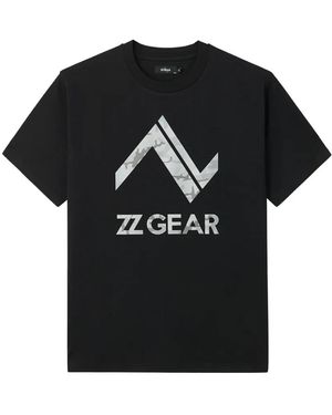 Izzue Graphic-Print T-Shirt - Black