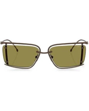 DIESEL Rectangle-Frame Sunglasses - Green