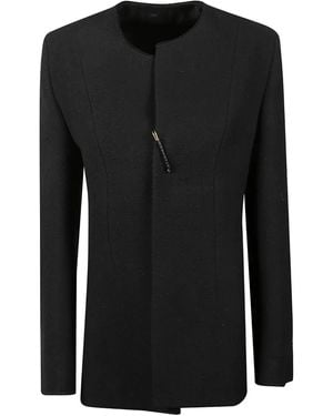 Carven Deconstructed Wool Jacket - Black