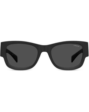 Levi's Rectangle-Frame Sunglasses - Black