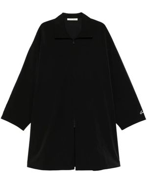 Fear Of God Zip-Front Three-Quarter Sleeves Coat - Black