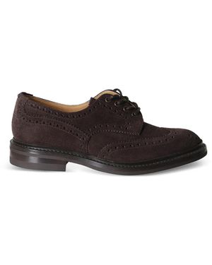 Tricker's Derby-Schuhe Mit Budapestermuster - Braun