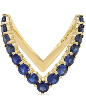 Anita Ko Sapphire V Ring - Blue
